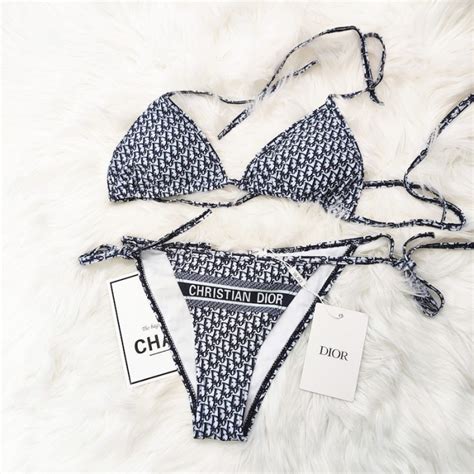 christian dior bikini blue|dior oblique bikini.